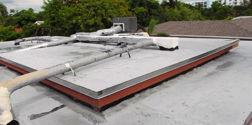 Large Flat Roof finished